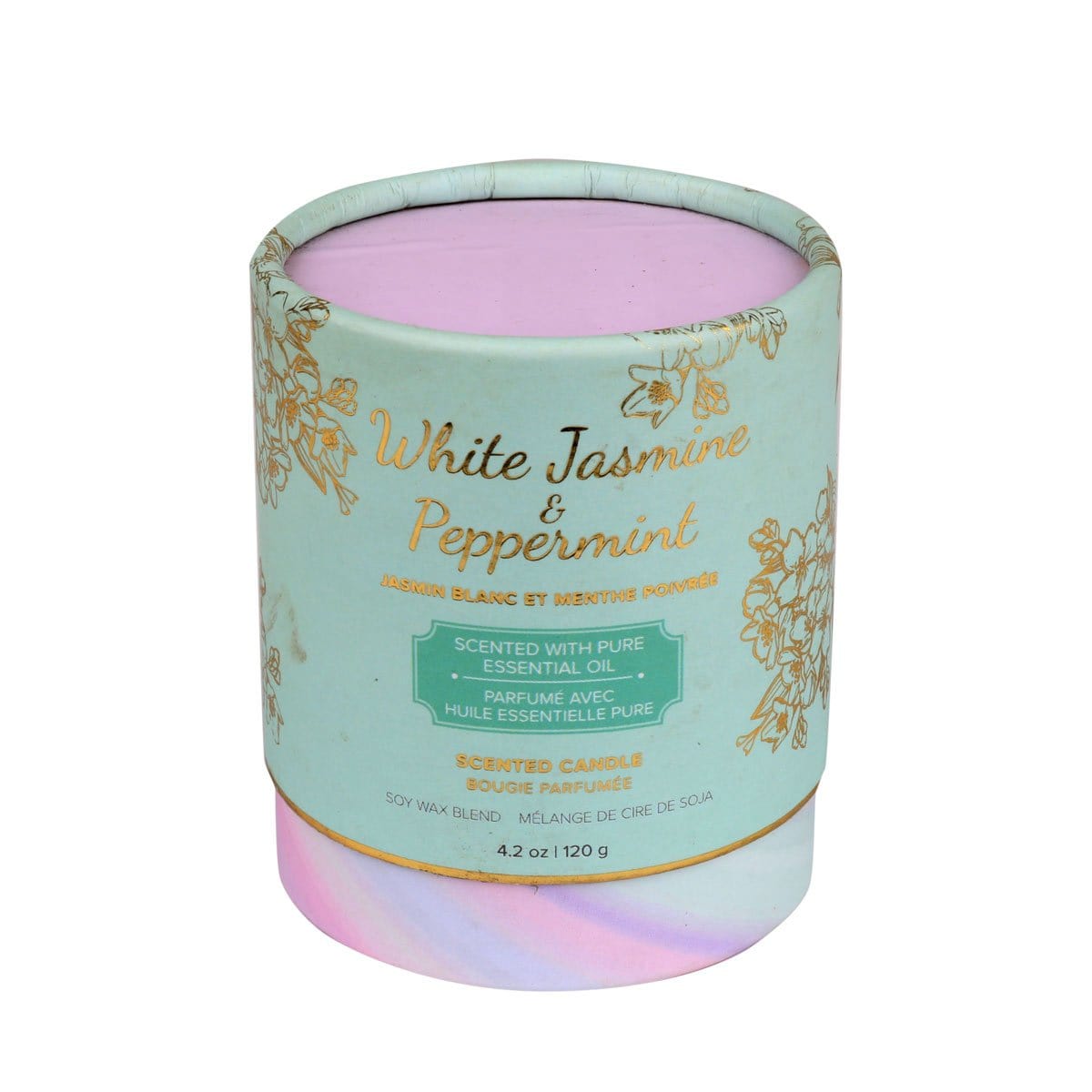 Soy Wax Scented Candles Jasmine & Peppermint