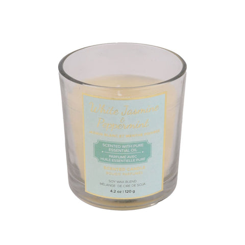 Soy Wax Scented Candles Jasmine & Peppermint