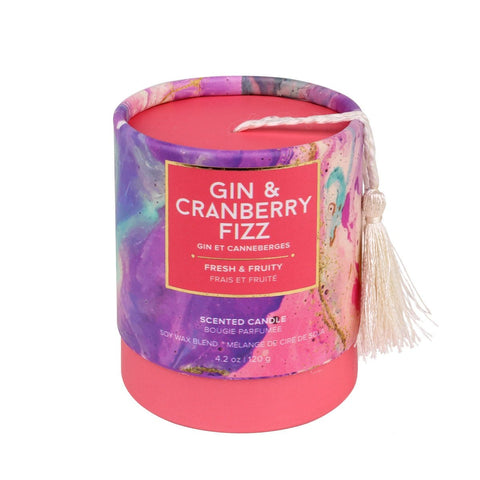 Soy Wax Scented Candles Gin & Cranberry Fizz