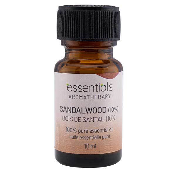Essentials Aromatherapy Sandalwood 10% 10ml Essential Oil