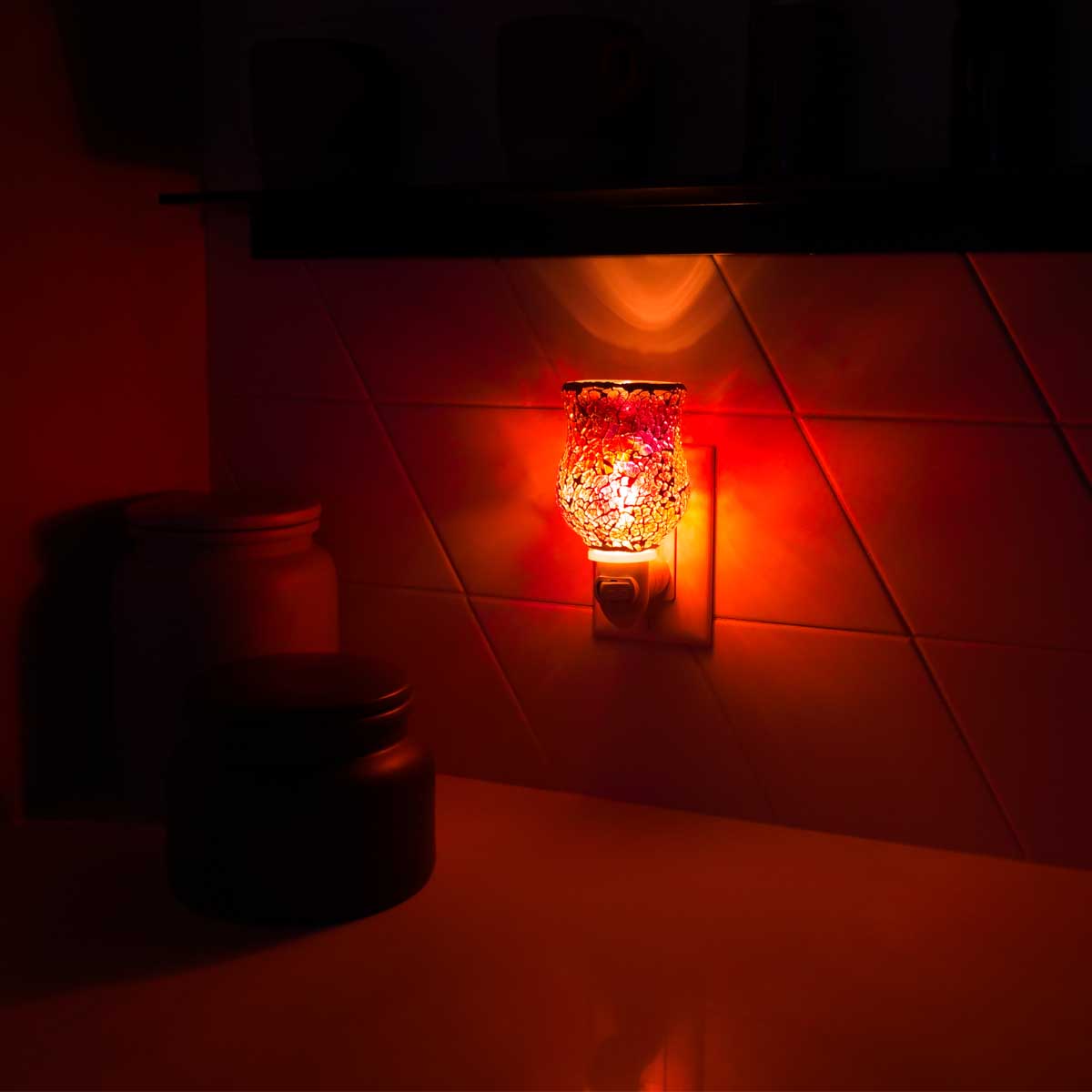Aroma Sparkle Night Light Diffuser pink