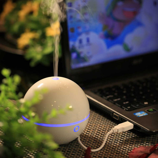 Mini Desktop II Ultrasonic Essential Oil Diffuser With USB Cable