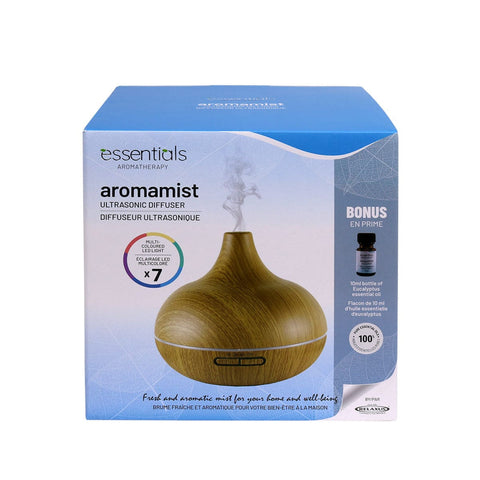 Aromamist Essential Oil Diffuser + 1 x 10ml Eucalyptus Essential Oil