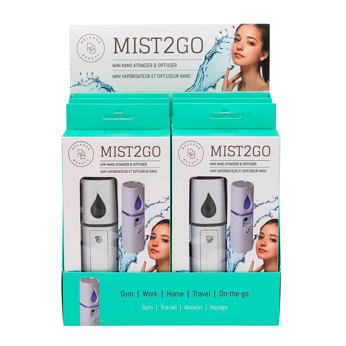 Relaxus Beauty Mist 2 Go Mini Atomizer & Diffuser