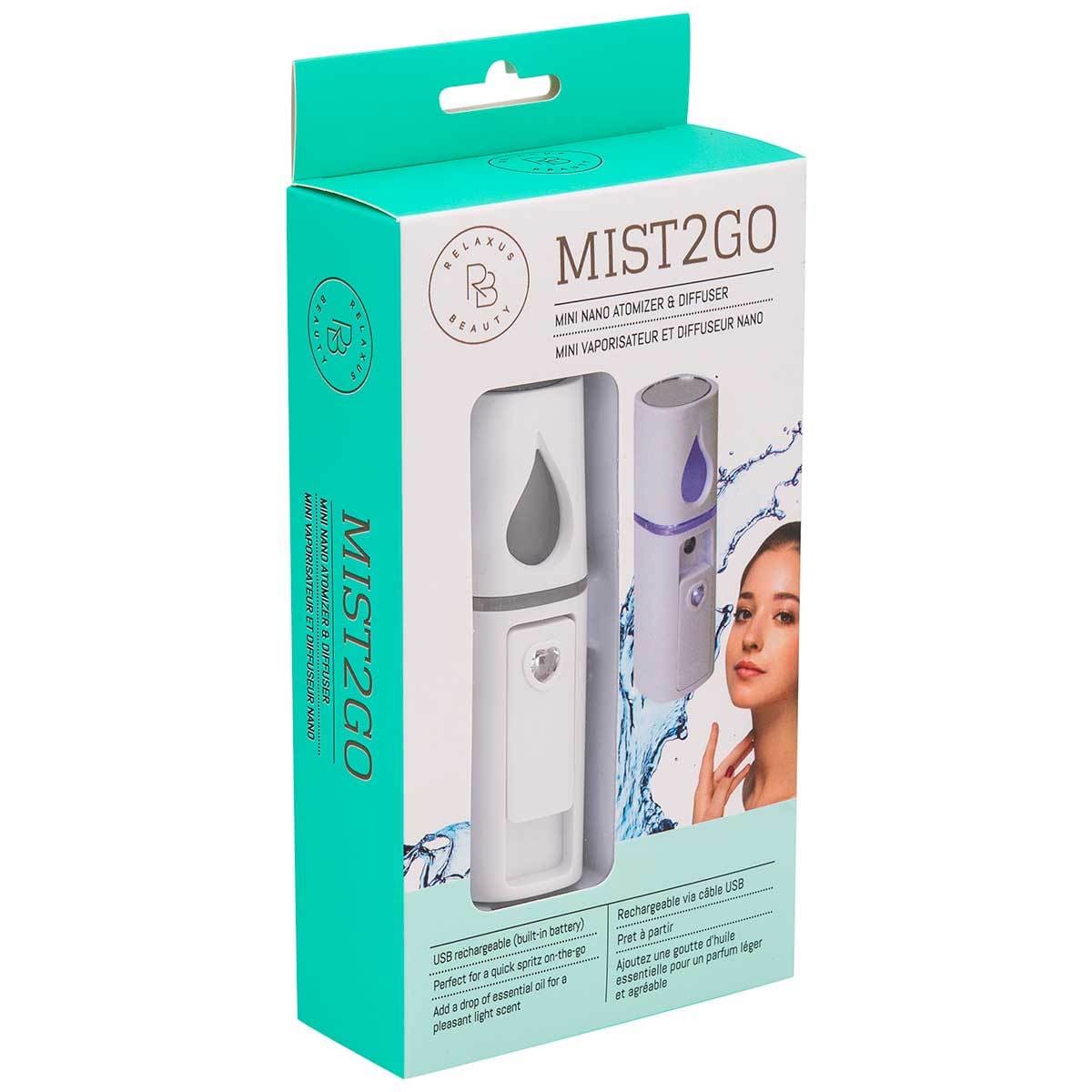 Relaxus Beauty Mist 2 Go Mini Atomizer & Diffuser