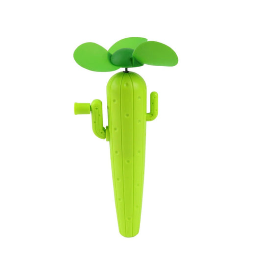 Cactus Wind Up Hand Fan