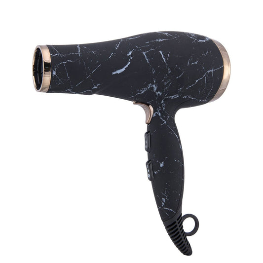 Black Marble Full-Size Blow Dryer