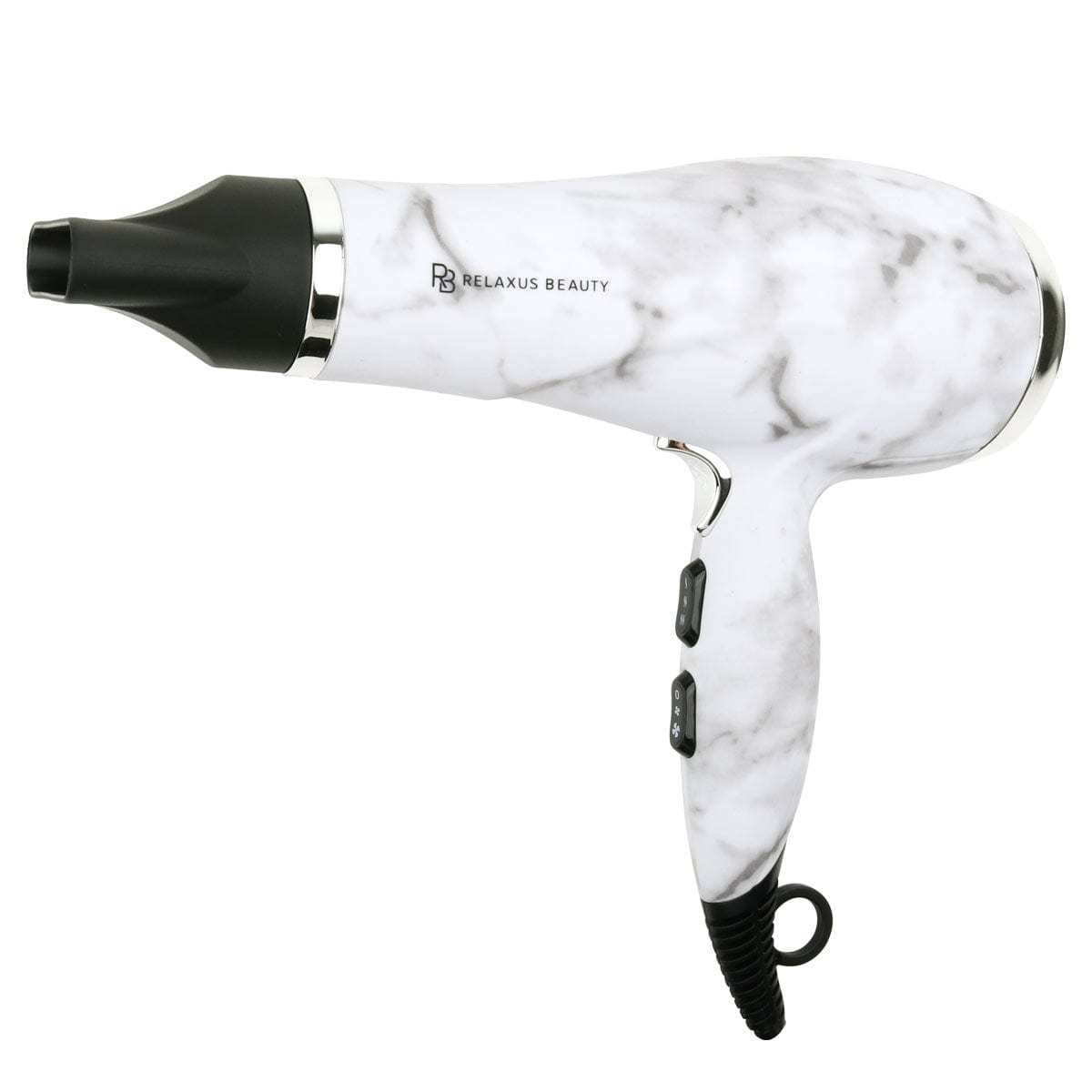 White Marble Full-Size Blow Dryer