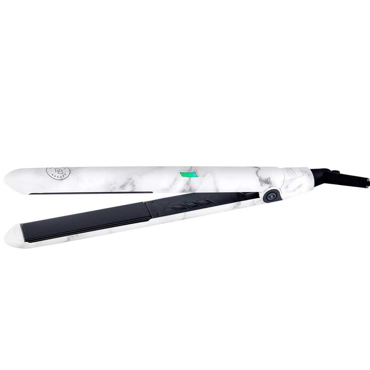 Relaxus Beauty White Marble Digital Ceramic Hair Straightener