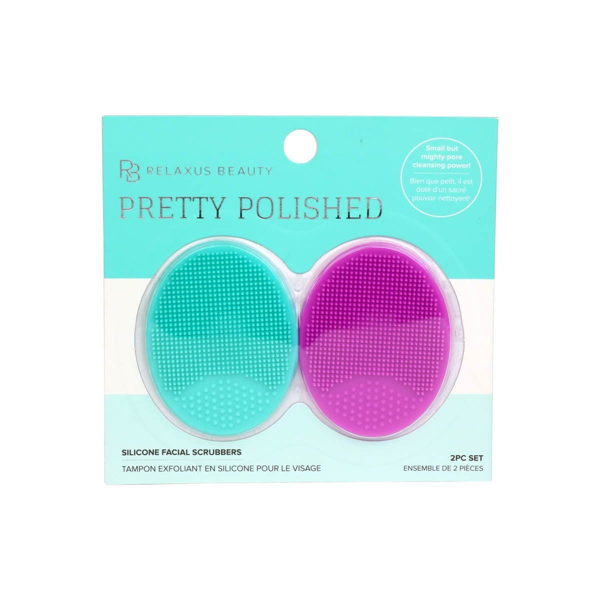 Pretty Polished Silicone Facial Scrubber (Set of 2)