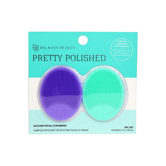 Pretty Polished Silicone Facial Scrubber (Set of 2)