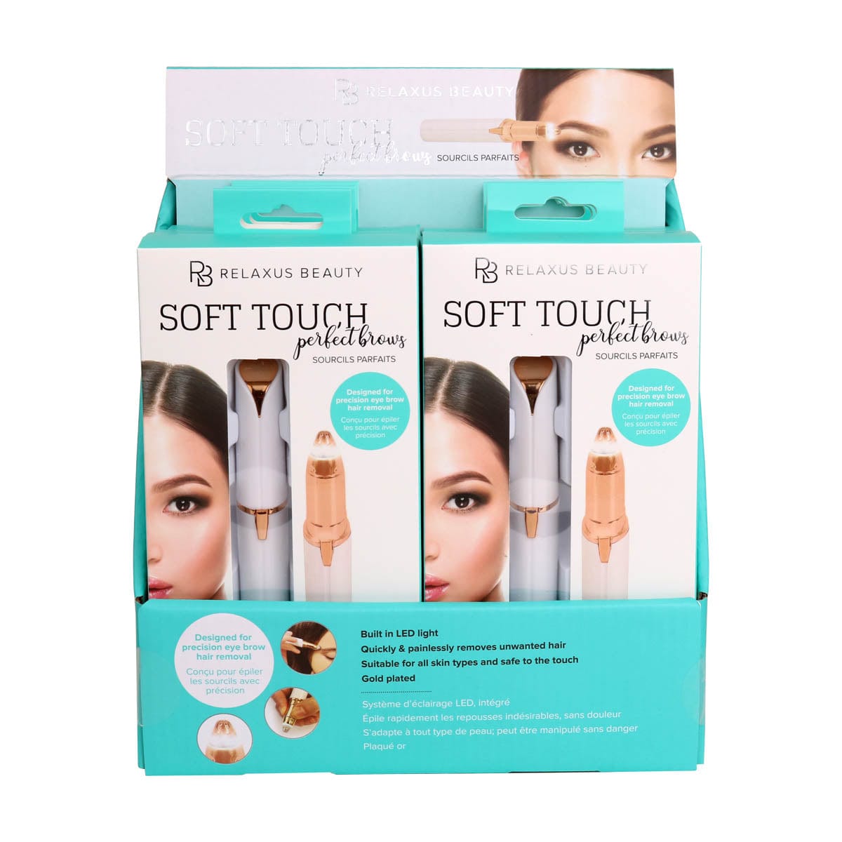 Soft Touch Eyebrow Hair Remover displayer