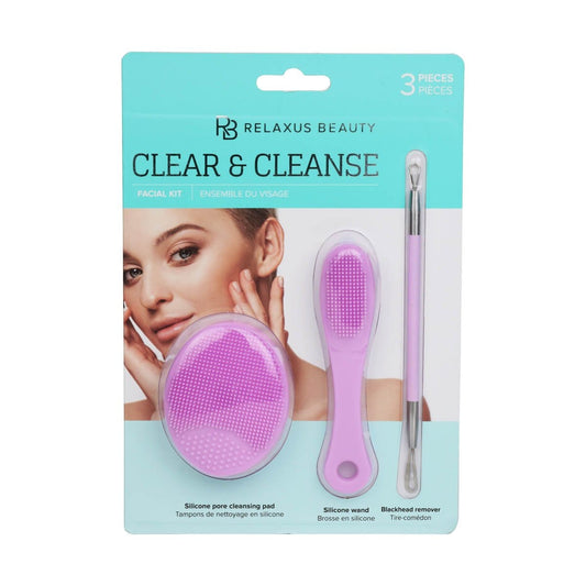 Clear & Cleanse Facial Kit (Set of 3)