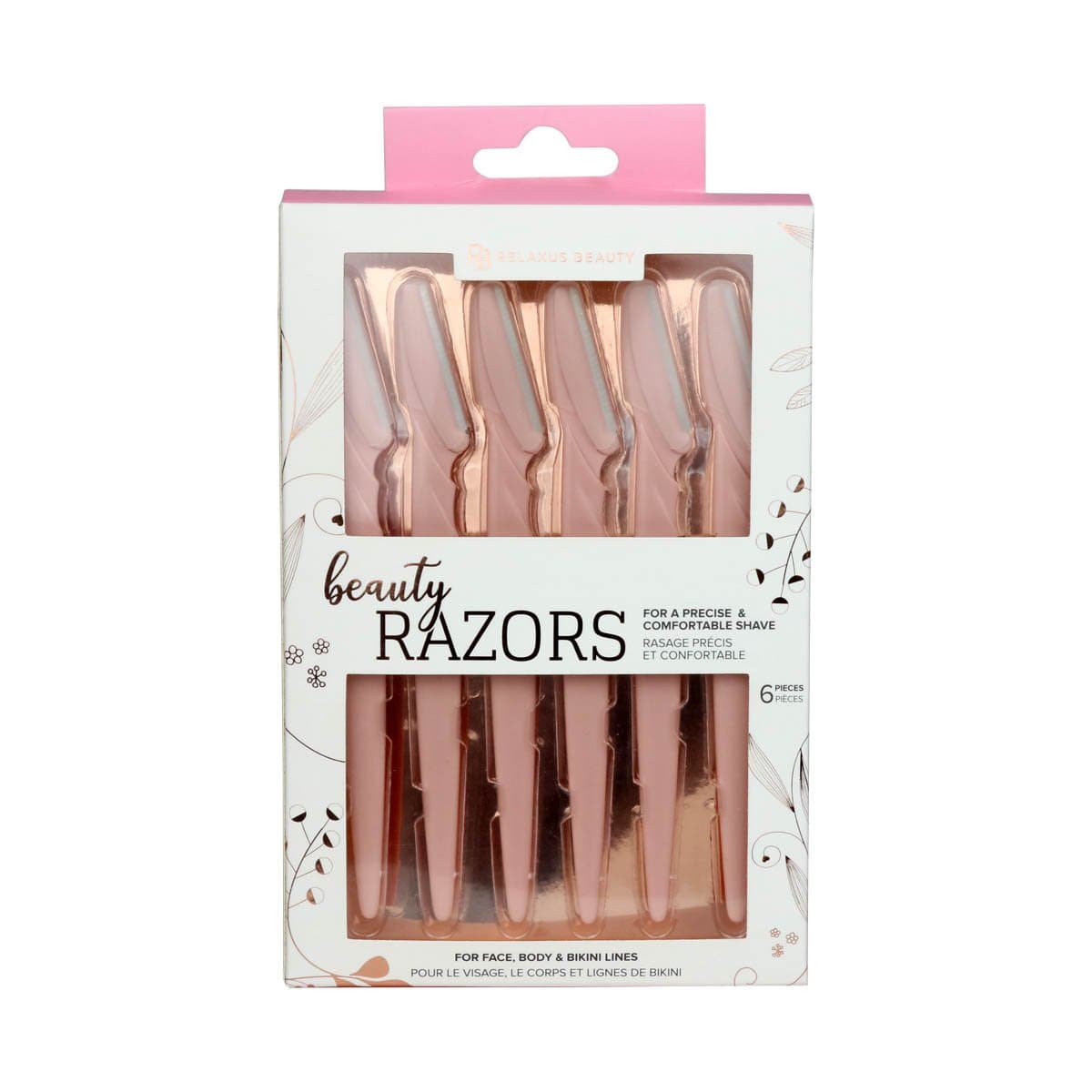Pink Sparkle Razor Pink Beauty Razors (Set of 6) – Relaxus Professional
