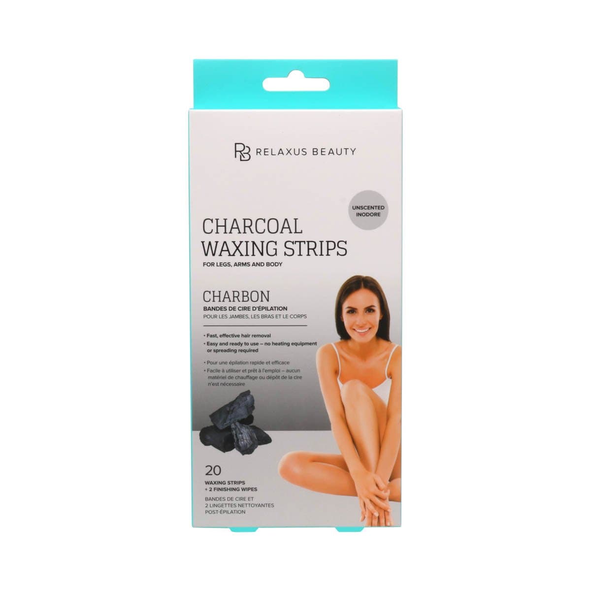 Body Wax Strips charcoal