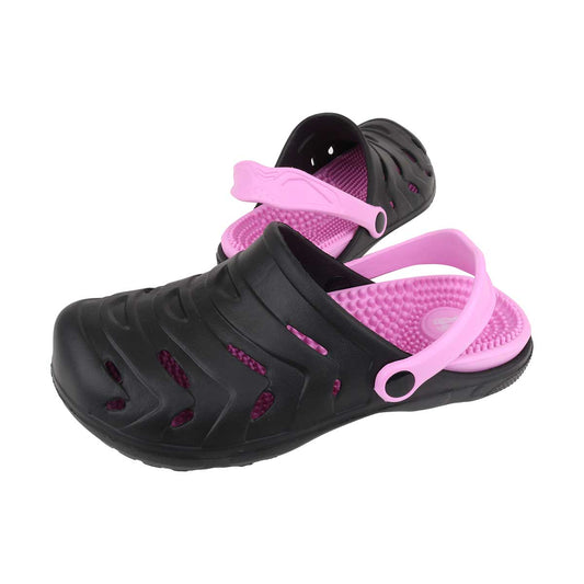 Women's Pink Acu Reflex Massage Clogs