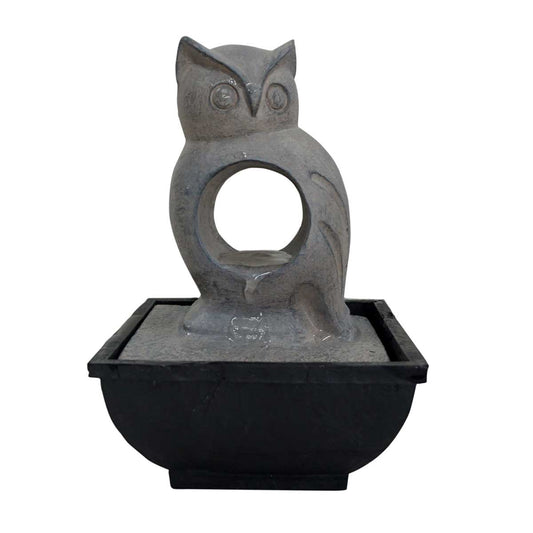 Mini Owl Indoor Water Fountain