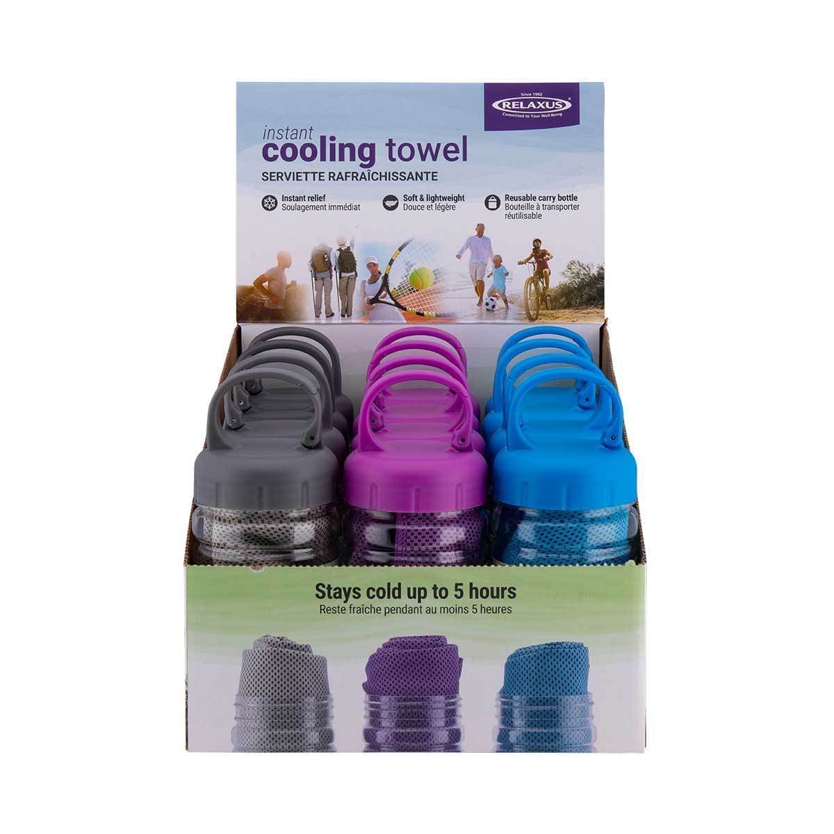 Cooling Towels Displayer of 12