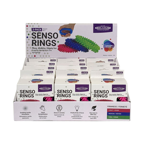 Senso Rings (3-Piece Set) Displayer of 12