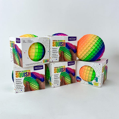  Mega Rainbow Squish Ball