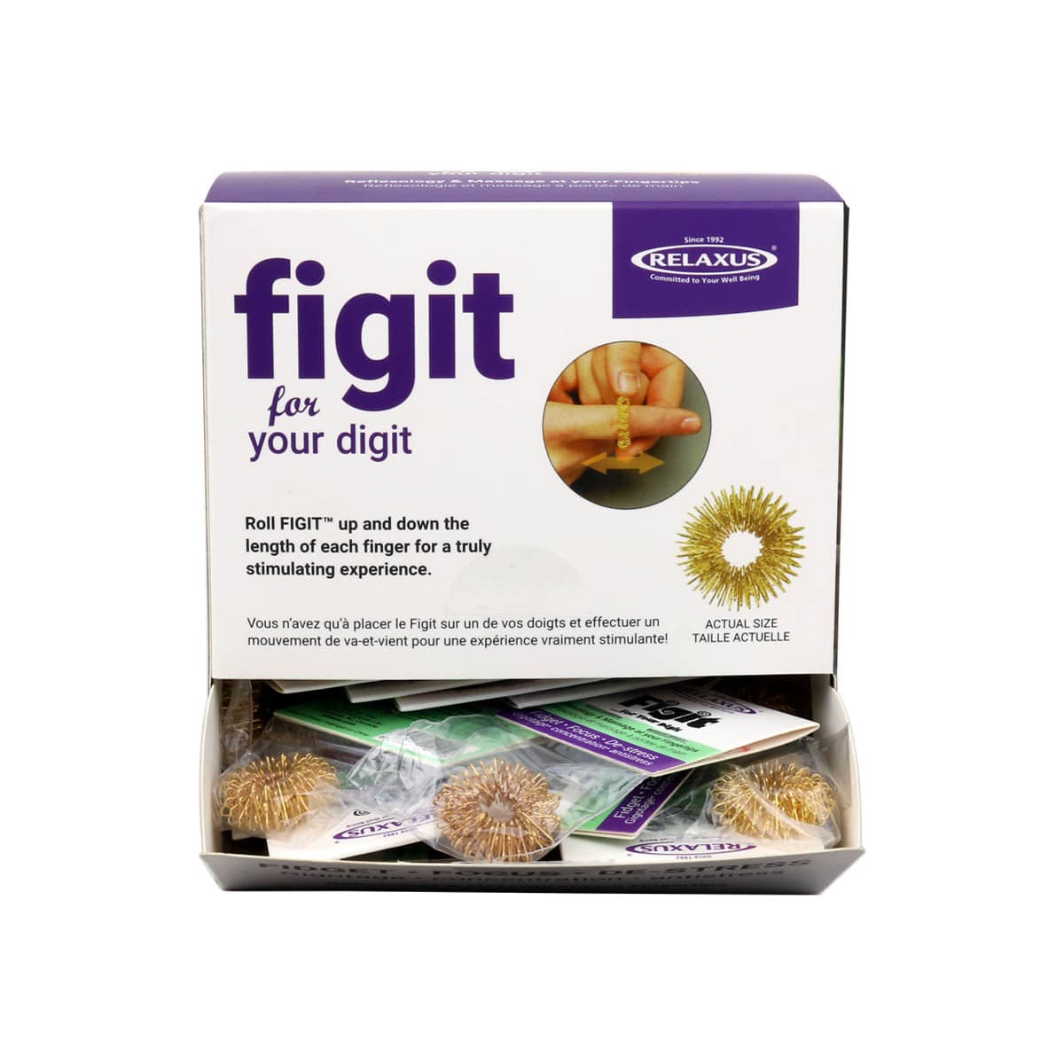 Figit Finger Massage Bands - Displayer of 50