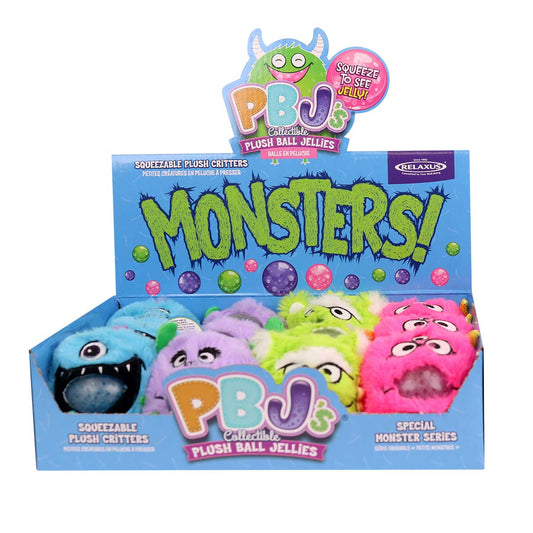 PBJ Collectible Plush Ball Jellies Displayer of 12