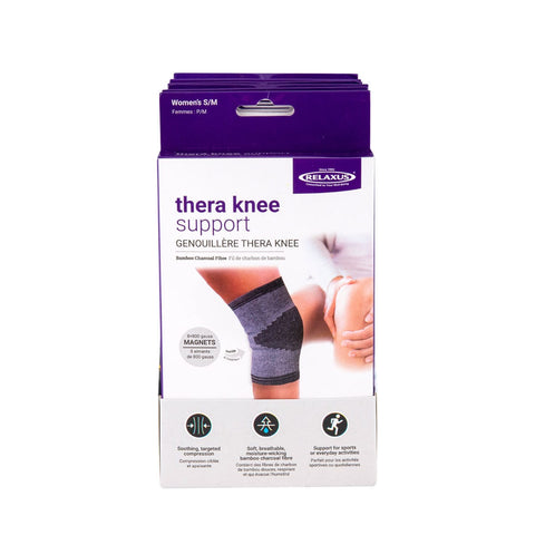 Thera Knee Compression Sleeve & Magnetic Therapy Displayer of 6