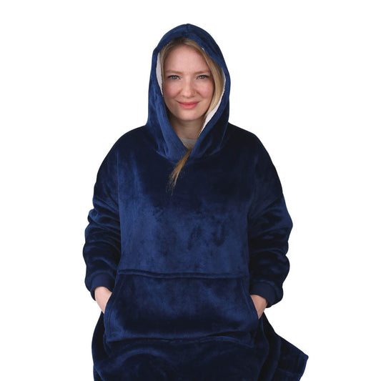 The Blankie" Sherpa Hoodie Blanket