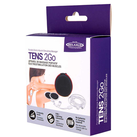 Tens 2Go Portable Electric Muscle Stimulating Massager - Displayer of 6