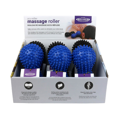 Wholesale Spiky Massage Rollers displayer