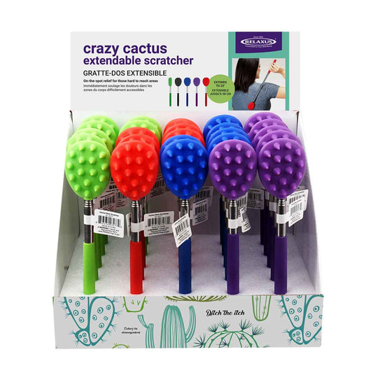 Crazy Cactus Extendable Scratcher Displayer of 25