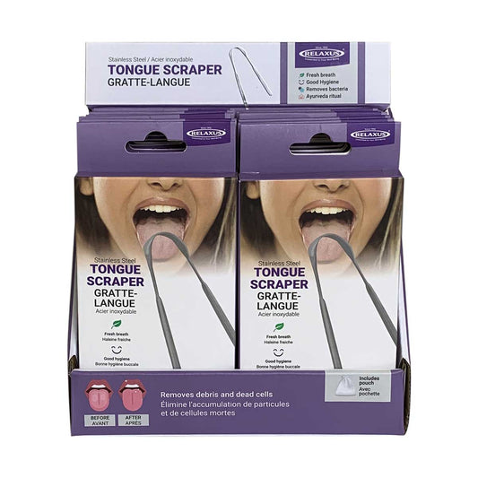 Wholesale Tongue Scraper Displayer of 12