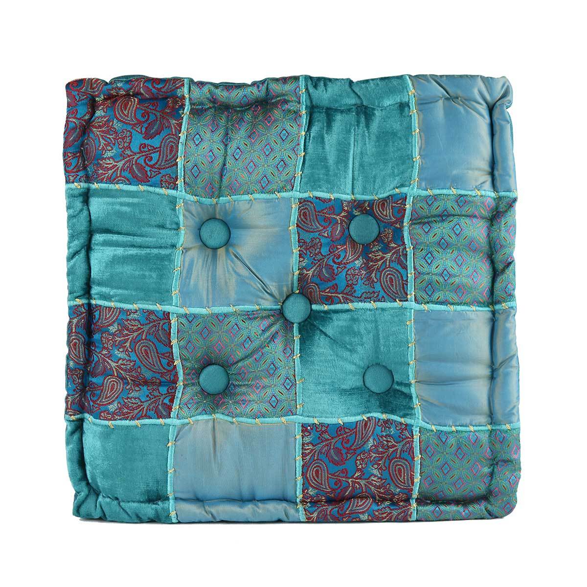 Blue Taj Meditation Cushion