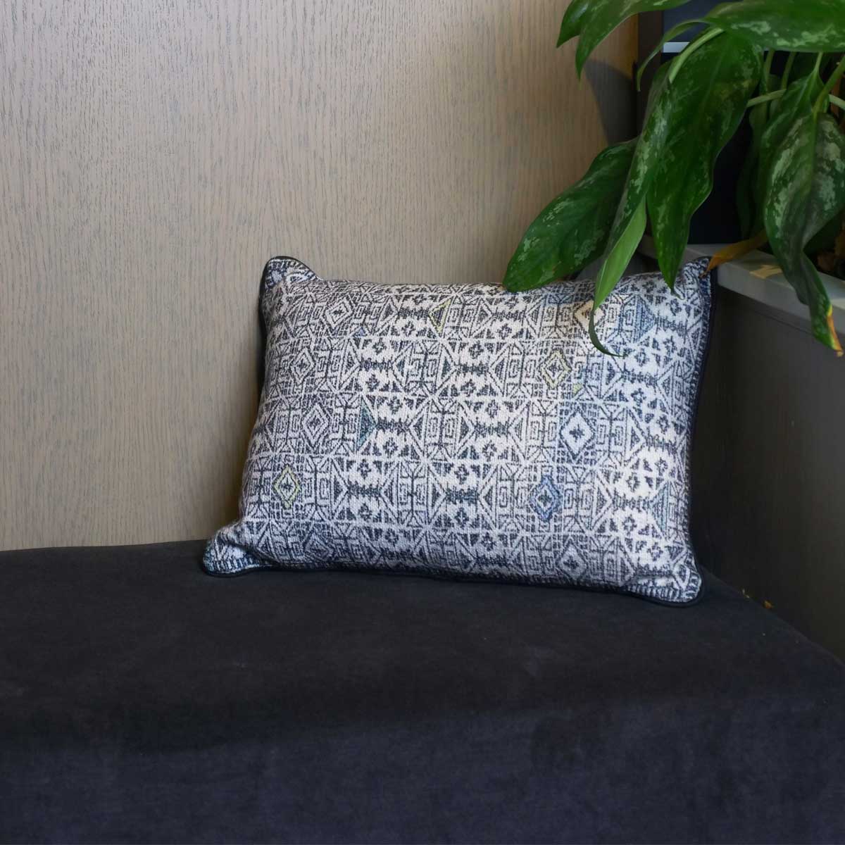 Prakash Lumbar Cushion on couch