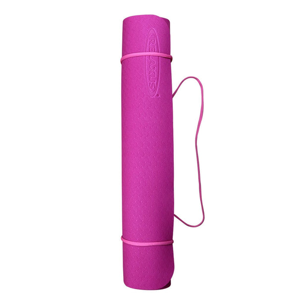 prAna E.C.O. Yoga Mat-72 in, Cosmo Pink, One Size, U6ECOS110 — Length: 72  in, Color: Cosmo Pink, Gender: Unisex, Age Group: Adults, Application: Yoga  — U6ECOS110-COPI-O/S