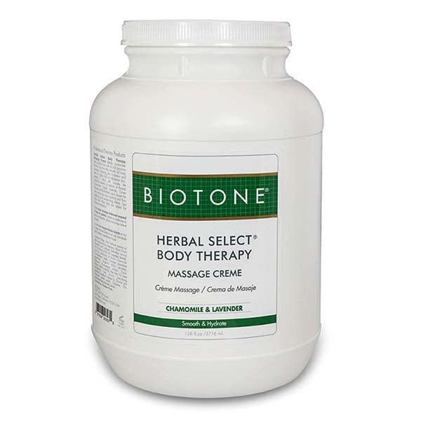 Biotone Herbal Select Body Therapy Massage Creme 1 Gallon