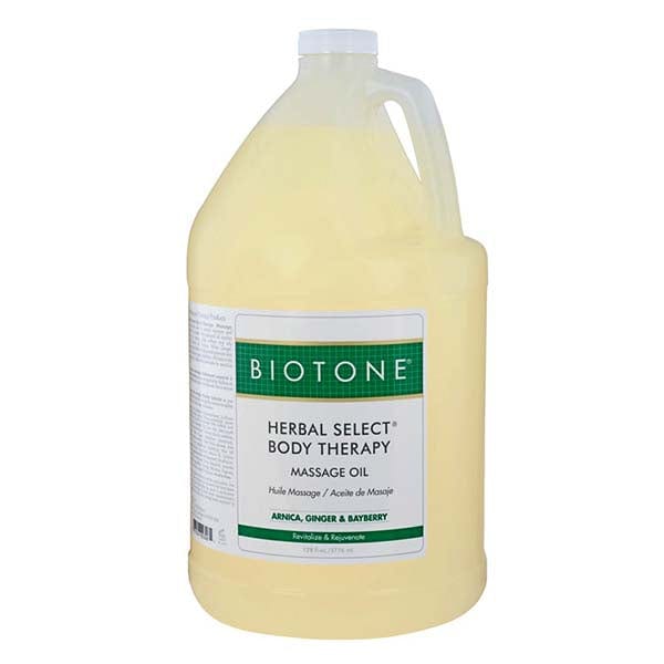 Biotone Herbal Select Body Therapy Massage Oil 1 Gallon
