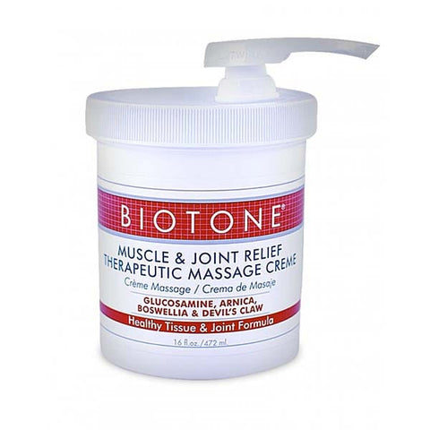 Biotone Muscle & Joint Therapeutic Massage Creme 16 oz