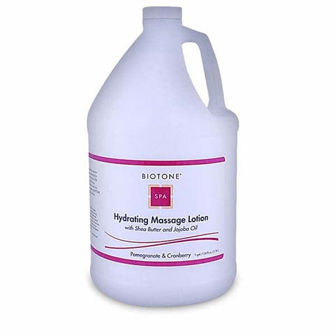 Biotone Pomegranite & Cranberry Hydrating Massage Lotion 1 Gallon