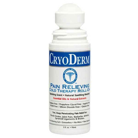 CryoDerm Pain Relieving Cold Therapy 3 Oz Roll On