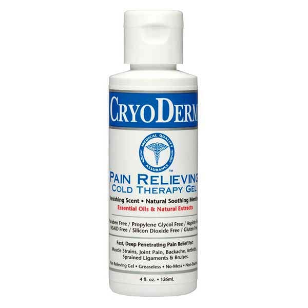 CryoDerm Pain Relieving Cold Therapy 4 Oz Gel