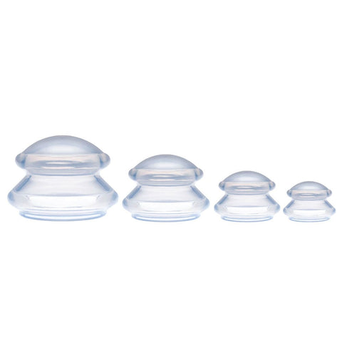 CryoDerm Silicone Massage Cup Set - 4 Cup Set - Cup Massage