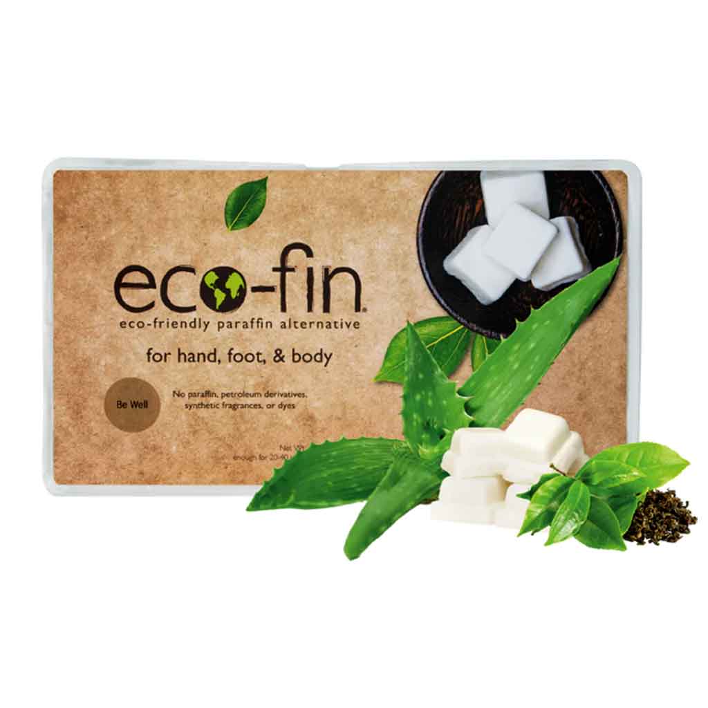 Eco-fin Eco-Friendly Paraffin Alternative Be Well 40 Cube Tray (Green tea & Aloe)