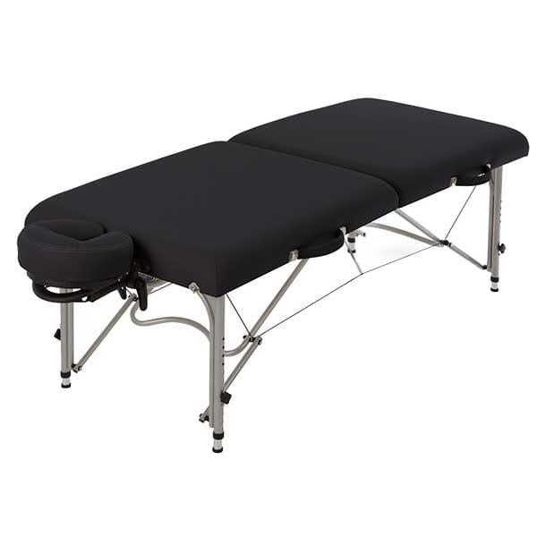 Earthlite Black Luna Portable Massage Table Package