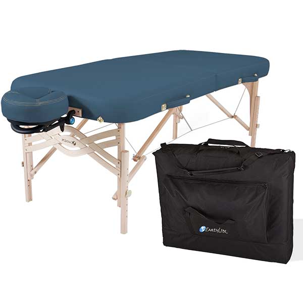 Earthlite Mystic Blue Spirit Portable Massage Table Package