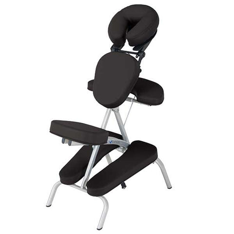 Black Earthlite Vortex Portable Massage Chair