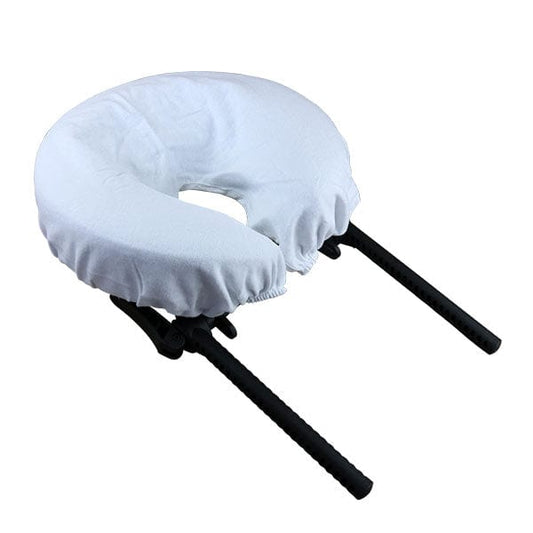 White (Seamless) Flannel Fitted Face Cradle Covers 