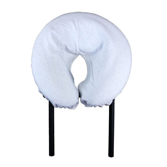 White (Seamless) Flannel Fitted Face Cradle Covers 