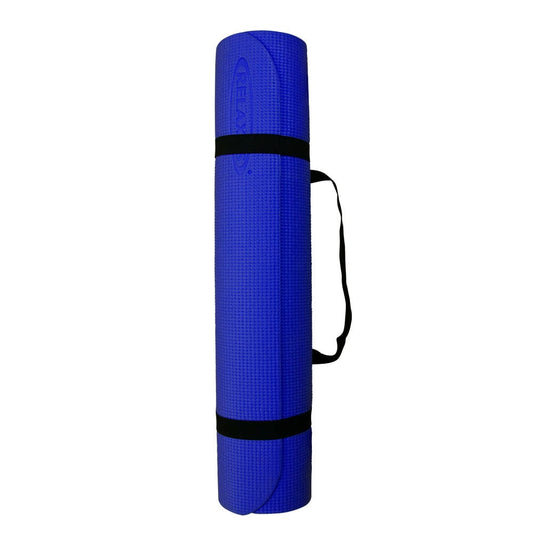 Thick PVC Yoga Mats Blue Relaxus