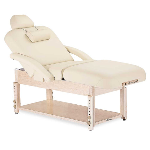 Earthlite Sedona Pneumatic Stationary Massage Table With Shelf Base